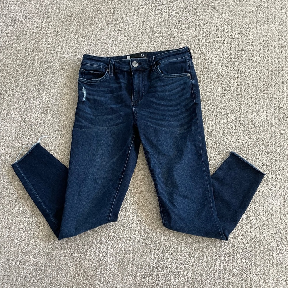 Kut From The Kloth Donna High Waist Skinny Jeans Dark Wash